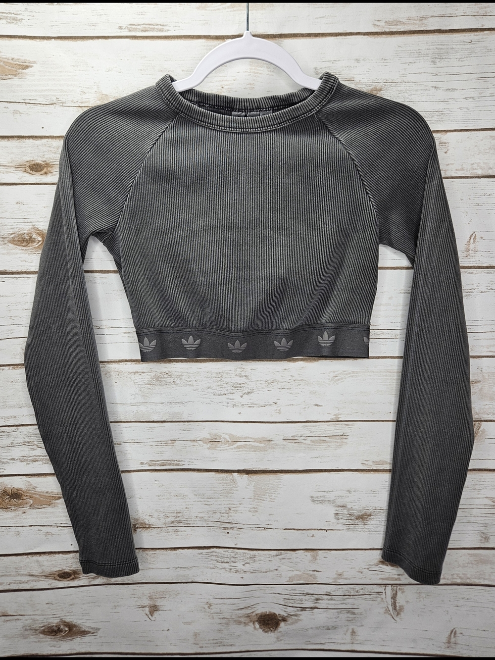 Adidas Long Sleeve Cropped Thermal Size Small